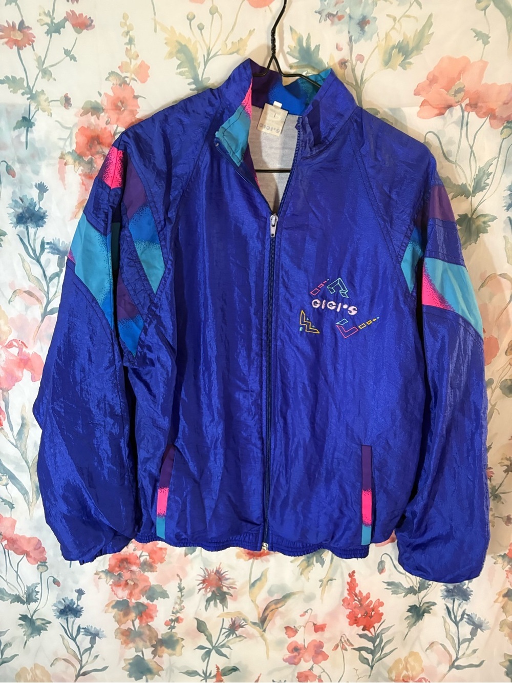 Electric Blue Vintage Utility Jacket